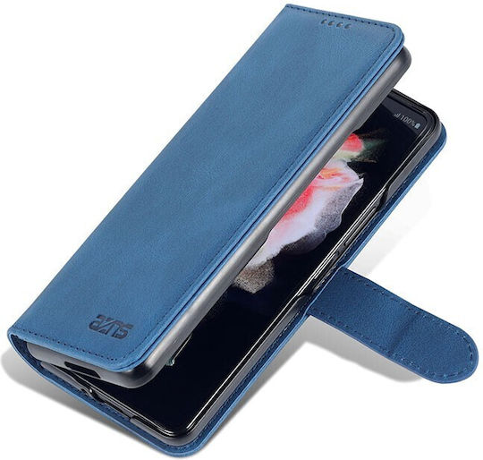 AZNS Wallet Δερματίνης Μπλε (Galaxy Z Fold4)