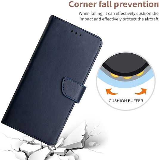 Lite Wallet Δερμάτινο Μπλε (Realme C30)