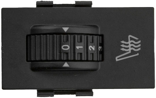 NTY Car Seat Switch for Peugeot 207 Black