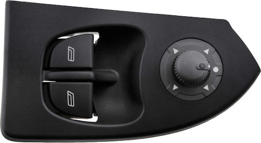 NTY Car Window Switch for Citroen Jumper Fiat Ducato Peugeot Boxer Black
