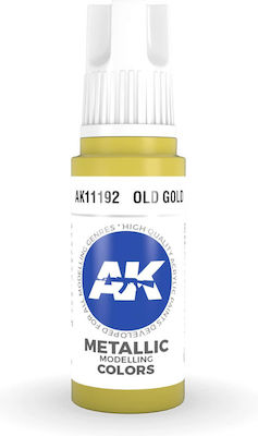 AK Interactive Model Making Paint in Gold color 17ml