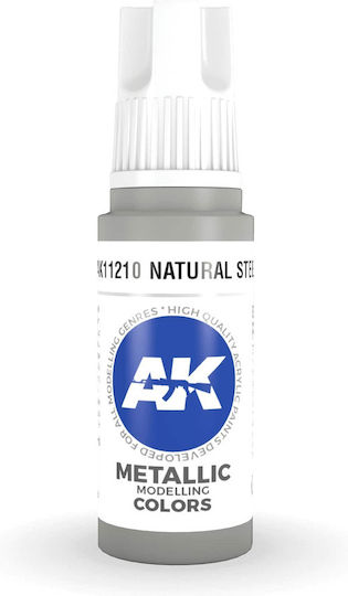 AK Interactive Model Making Paint in Silver color 17ml