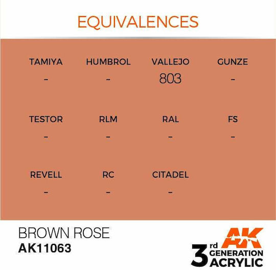 AK Interactive Model Making Paint in Brown color 17ml