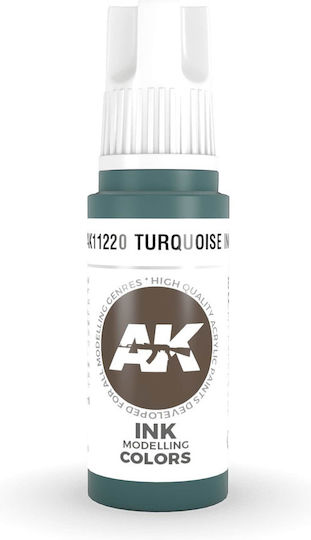 AK Interactive Model Making Paint in Turquoise color 17ml