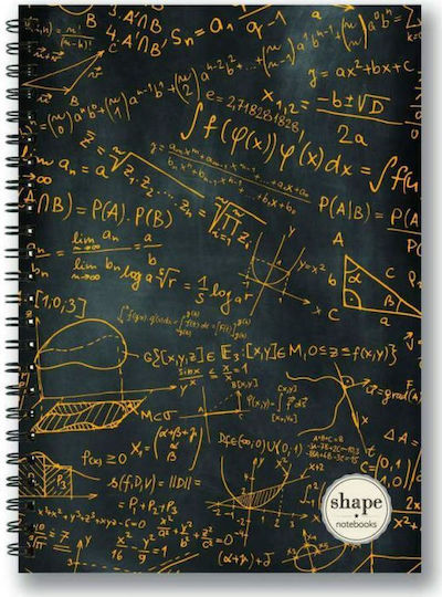 Shape Notebooks Спирална Тетрадка На Райета А4 30 Листове Shape (Различни Дизайни/Цветове)