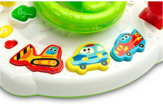 Toyz Steering Wheel Steering wheel with Light and Sounds for 18++ Months