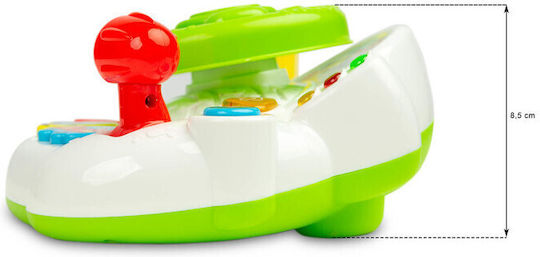 Toyz Steering Wheel Steering wheel with Light and Sounds for 18++ Months