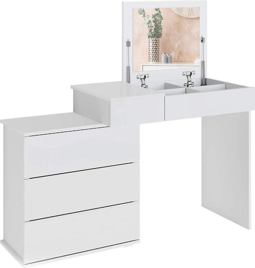 Masă de Toaletă pentru Dormitor Albă 117.5x78x45cm Masă de Toaletă pentru Dormitor Albă 117.5x78x45cm