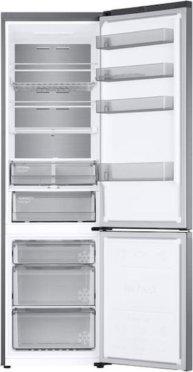 Samsung Combină frigorifică 390lt NoFrost Î203xL59.5xA65.8cm. Inox RB38C776DS9/EF