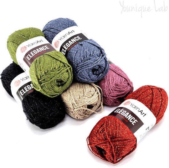 Elegance Metallic Synthetic Beige 50m 500g