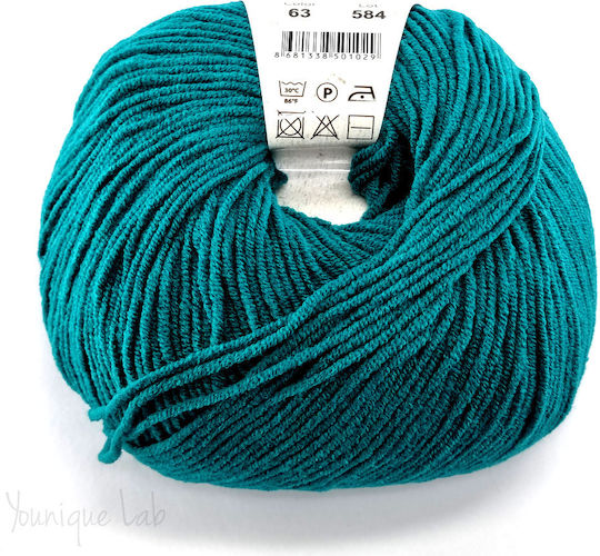 YarnArt Yarn Synthetic Blue 50m