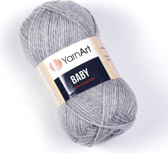 YarnArt Baby Ακρυλικό Γκρι 150m 50gr