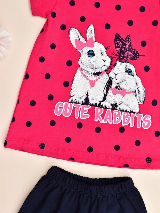Potre Kinderbekleidungssets mit Fuchsie Leggings 2 Stück Potre Kinderbekleidungssets mit Fuchsie Leggings 2 Stück