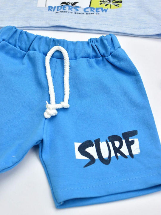 Kinder-Set mit Shorts Sommer 2Stück Blau