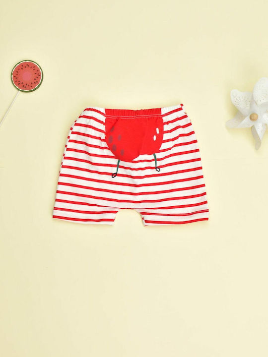 Kinder-Set mit Shorts Sommer 2Stück Weiß Apple Set
