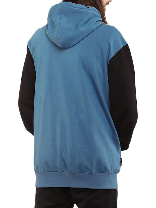 Horsefeathers Men's Sweatshirt Jacket with Hood Blue