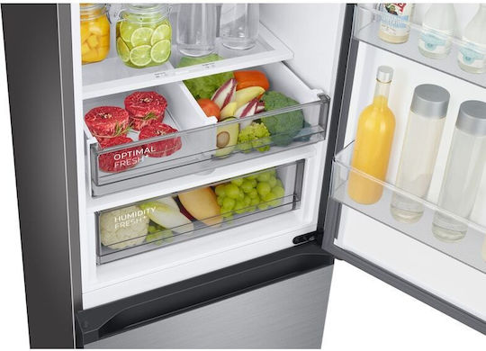 Samsung Fridge-Freezer 390lt NoFrost H203xW59.5xD65.8cm Inox RB38C7B6CS9/EF