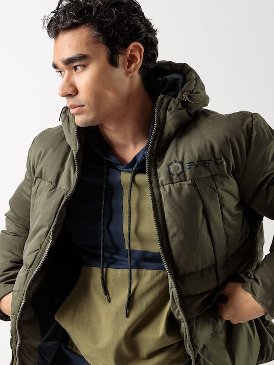 Winter Jacket Puffer Khaki