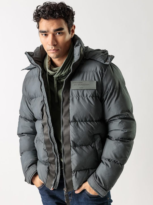 Geacă de Iarnă Puffer Gri