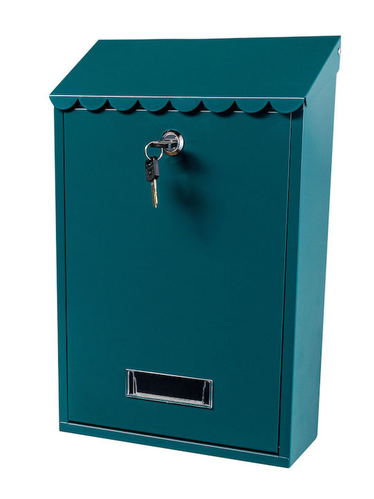Apartment Building Mailbox Inox in Black Color 40x40x40cm
