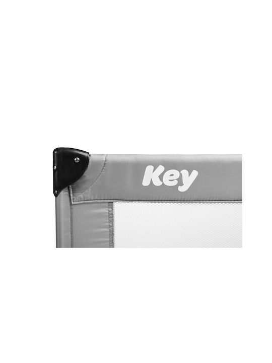 Caretero Key Кошара за игра с Матрак Light Grey 64x125см