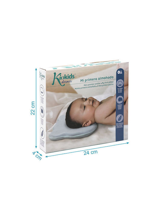 Kiokids Baby Sleep Pillow Light Blue 20x25cm