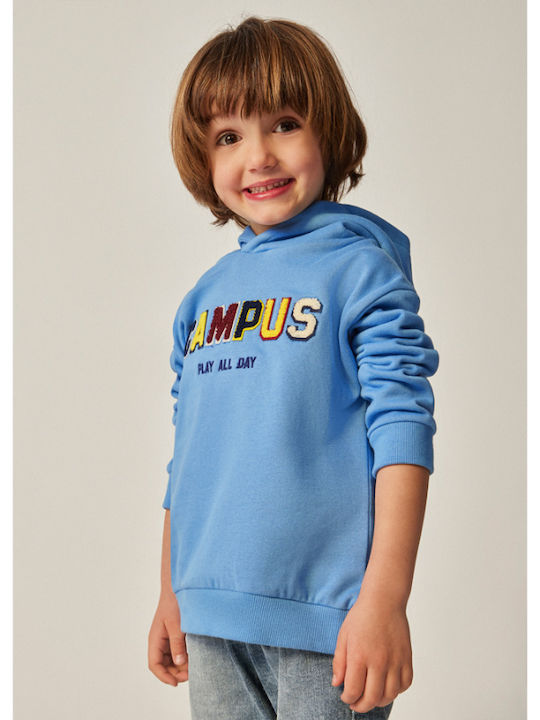Mayoral Kinder Sweatshirt mit Kapuze Hellblau