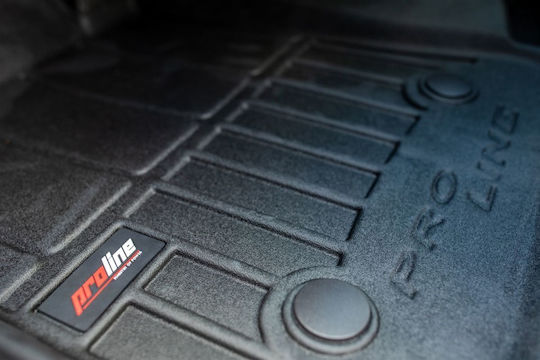 Frogum Set of Front and Rear Mats 2pcs Tray Type for Volvo FH 2008-2012 Black