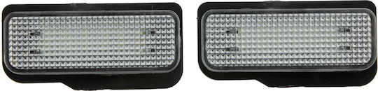 NTY Светлини за регистрационната табела LED 12V за Mercedes-Benz CLS Class / SLK 2бр