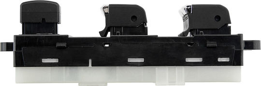 NTY Car Window Switch for Nissan Navara / Qashqai 13pin Black