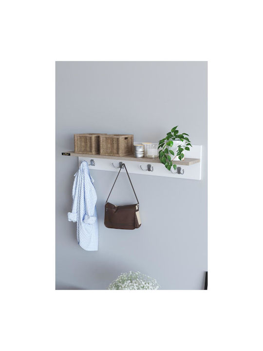 ArteLibre Lerato Wall Chipboard Shelf Natural 90x17x25cm