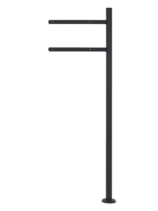 ML-Design Γραμματοκιβώτιο Εξωτερικού Χώρου Inox σε Μαύρο Χρώμα