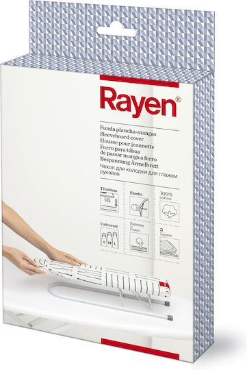 Rayen Bügelbrettbezug Weiß 61.5x21.5cm