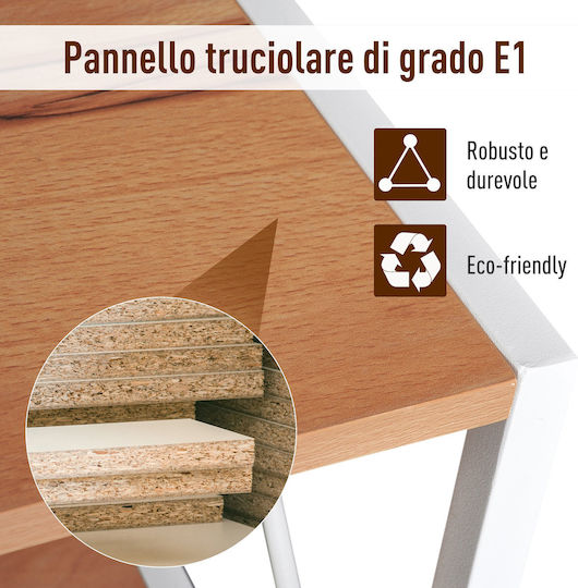 Beige Bookcase 44x35x72.5cm