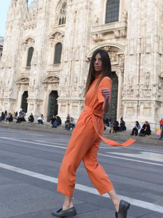 Innocent Women's Short-sleeved One-piece Suit Orange