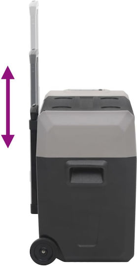 vidaXL Frigider Portabil 40L Negru