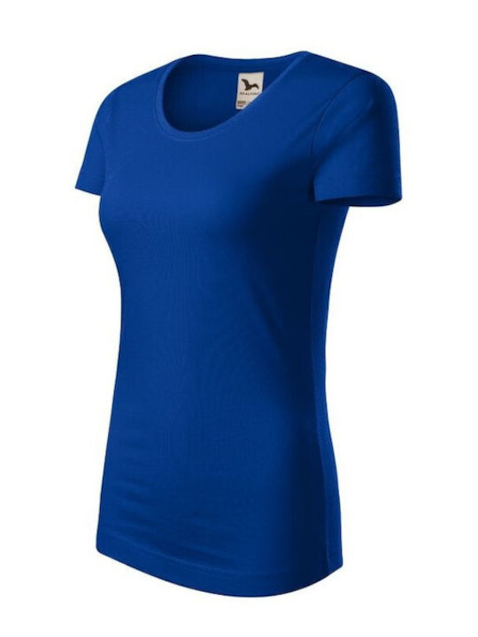 Malfini Werbe-T-Shirt in Blau Farbe