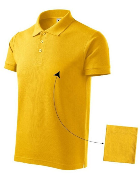 Malfini Men's Short Sleeve Promotional Blouse Yellow MLI-21204