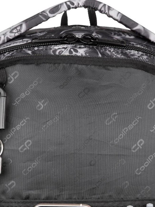 Coolpack Break Σχολική Τσάντα Πλάτης Γυμνασίου - Λυκείου Ασημί
