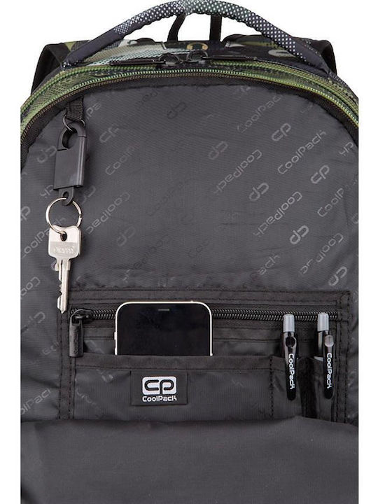 Coolpack Break Σχολική Τσάντα Πλάτης Γυμνασίου - Λυκείου Ασημί