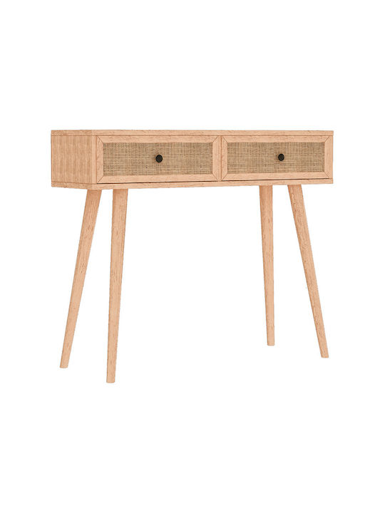 Oslo Wooden Console Table Sonoma L100xW29xH81cm