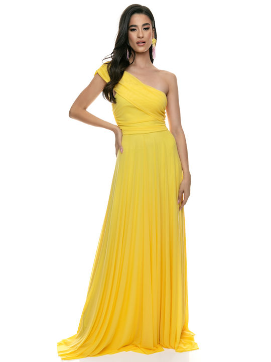 RichgirlBoudoir Καλοκαιρινό Maxi Φόρεμα Κίτρινο