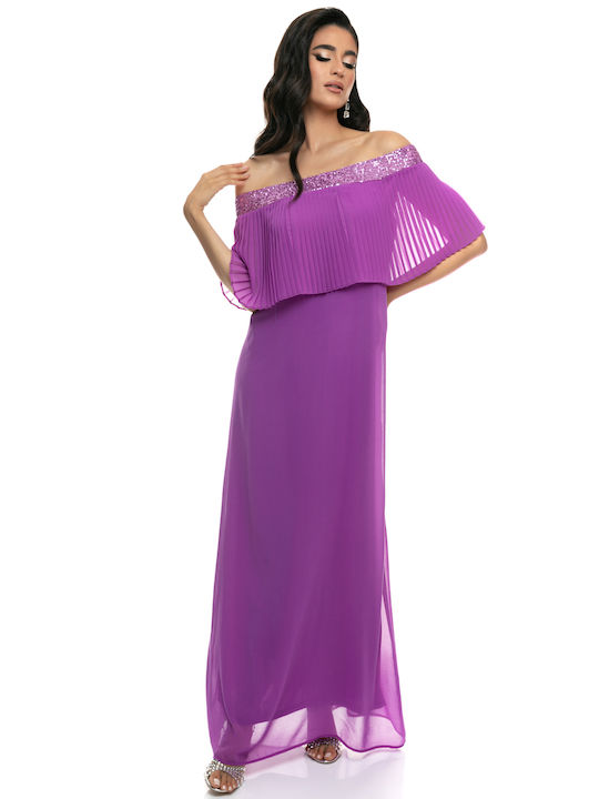 RichgirlBoudoir Summer Maxi Dress for Wedding / Baptism Purple