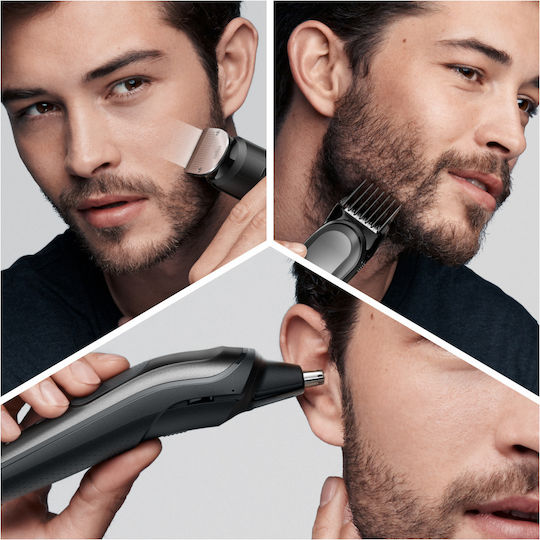 Braun All-in-one Trimmer 7 Set Rechargeable Hair Clipper Black MGK7321