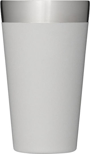 Stanley Adventure Stacking Vacuum Pint Ποτήρι Θερμός Ανοξείδωτο BPA Free 470ml Γκρι