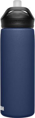 Camelbak Eddy+ Bottle Thermos Stainless Steel BPA Free Blue 600ml with Mouthpiece and Loop 1649401060