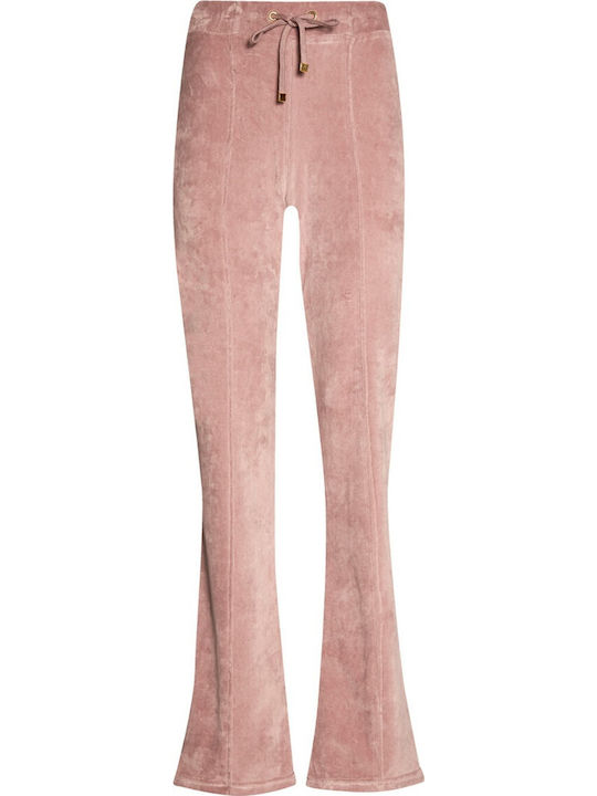 Sweatpants Set Velvet Pink