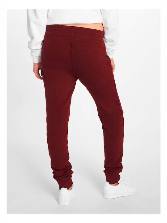 Just Rhyse Pantaloni de trening pentru femei Burgundy