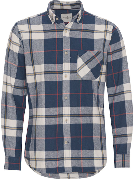 31-200185 Long-Sleeve Flannel Shirt in Regular Fit Plaid Plaid