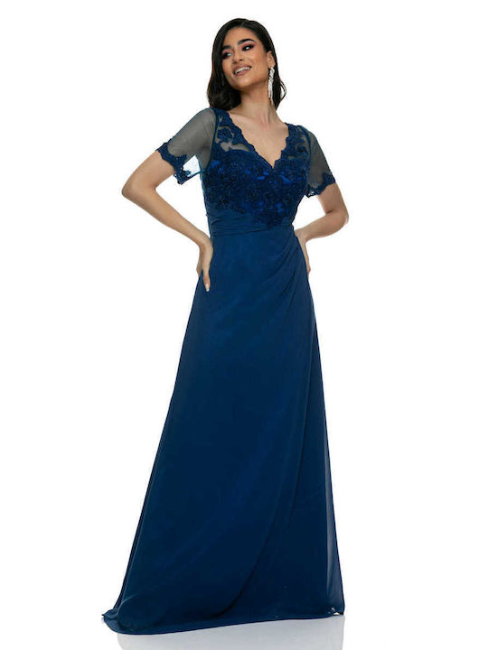 RichgirlBoudoir Summer Maxi Dress Blue